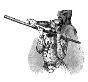Handkanone oder Baton a feu, 15. Jahrhundert, 1870