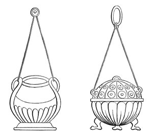 Hängelampen, 9. Jahrhundert, 1870