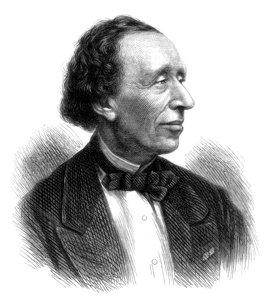 Hans Christian Andersen, dänischer Dichter und Märchenerzähler, 1875 von Unbekannt
