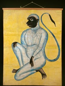 Hanuman, der Affengott, ca. 1870 von Unbekannt
