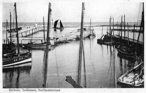 Hafen, Seahouses, Northumberland, 1905 von Unbekannt