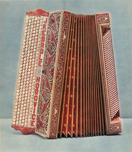 Mundharmonika hergestellt von Joseph Kebrdle, Horovice, 1948