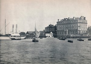 Harwich - Der Kai und das Great Eastern Hotel von Unbekannt