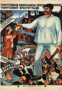 Nachdem der Kapitalismus zerstört wurde, wird das Proletariat die Prostitution abschaffen!, 1923 von Unbekannt