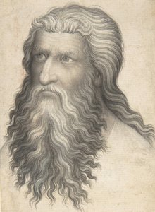 Kopf eines bärtigen Mannes, 1360-80