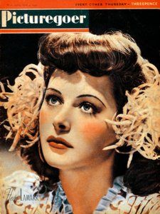 Hedy Lamarr 1914-2000, österreichisch-amerikanische Schauspielerin, 1942