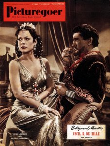 Hedy Lamarr 1914-2000 und George Sanders 1906-1972, Schauspieler, 1950