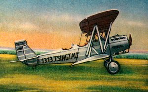 Heinkel HD 24 L Tsingtau Flugzeug, 1920er Jahre