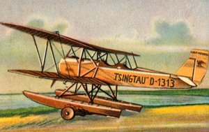 Heinkel HD 24 W Tsingtau Wasserflugzeug, 1920er, 1932 von Unbekannt