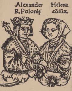 Helena Iwanowna von Moskau mit Alexander Jagiellon, 1519