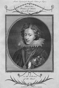 Henry, Prinz von Wales, Sohn von König James I, 1784
