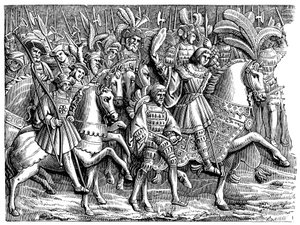 Heinrich VIII. im Feld des Goldenen Tuchs, 1520 von Unbekannt