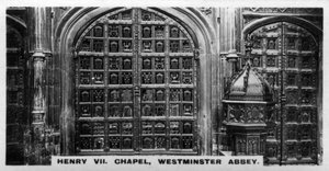 Henry VII Kapelle, Westminster Abbey, London, um 1920er Jahre von Unbekannt