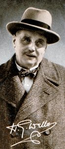 Herbert George HG Wells 1866-1946, englischer Schriftsteller, 1935