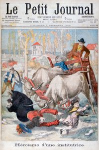 Heldentum eines Lehrers, 1902 von Unbekannt