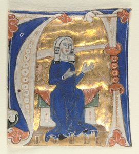 Historiierte Initiale A aus einer Bibel, 13. Jahrhundert