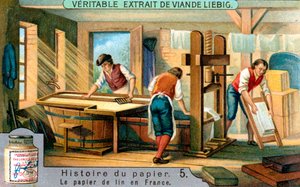 Geschichte des Papiers: 5, ca. 1900