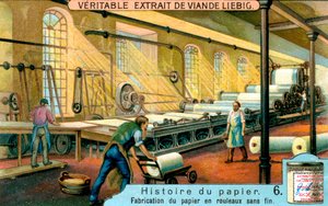 Geschichte des Papiers: 6, um 1900 von Unbekannt