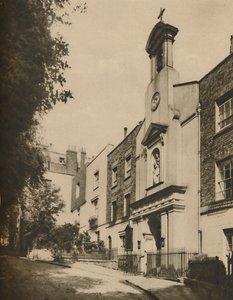 Holly Place, Eine ruhige Nebenstraße am Hampstead Hill, um 1935 von Unbekannt