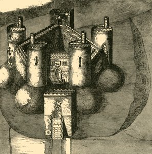Holt Castle, im Jahr 1610, 1898 von Unbekannt
