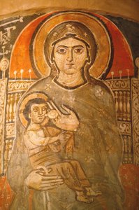 Kloster der Heiligen Jungfrau und des Heiligen Johannes: Fresko Maria stillt Jesus von Unbekannt