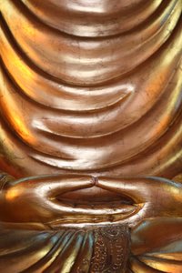 Hong Hien Tu Tempel. Buddhastatue, Frejus, Frankreich von Unbekannt