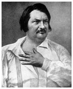 Honoré de Balzac, französischer Romanautor, 19. Jahrhundert, 1956