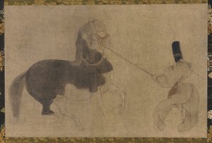 Pferd und Begleiter von Unbekannt