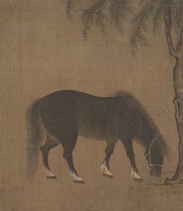 Pferd und Weidenbaum, frühes 15. Jahrhundert