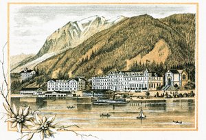 Hotel Scholastika am Achensee, Tirol, Österreich um 1900