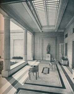 Haus in Grosvenor Road Westminster - Die Stoa blickt nach Westen. G. und A. Gilbert Scott, Architekten