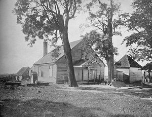 Haus, in dem Stonewall Jackson starb, Richmond, Virginia, ca. 1897