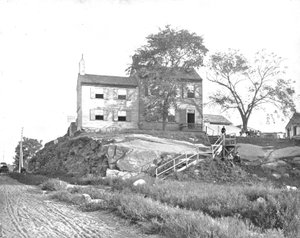 Haus von Edgar Allen Poe, Ravenswood, Long Island, New York, USA, ca. 1900 von Unbekannt