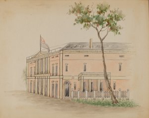 Haus mit Flagge, 1935-1942