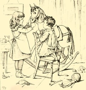 Wie das Schaukelpferd den Kuchen aß, 1881