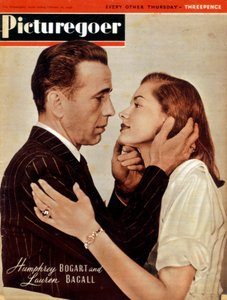 Humphrey Bogart 1899-1957 und Lauren Bacall geb. 1924, amerikanische Schauspieler, 1946 von Unbekannt