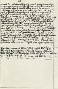 Hus-Transkript von Wycliffes Abhandlung, frühes 15. Jahrhundert, 1947 von Unbekannt