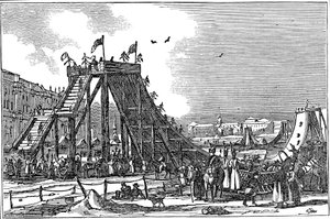 Eisberg, künstliche Schlittenbahn, Russland, 1833 von Unbekannt