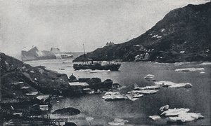 Eisberge im Hafen von St. Johns, 1924 von Unbekannt