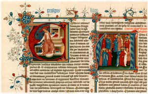 Illuminierte Initialbuchstaben, 1405-1415 von Unbekannt