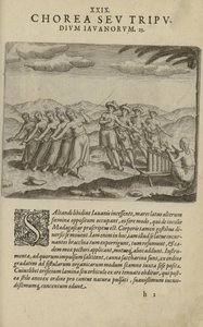 Illustration aus dem Buch India Orientalis von unbekanntem Autor und veröffentlicht von Excudebat Matthaeus Beckerus von Unbekannt