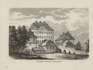 Illustration aus dem Buch Nordiska taflor von unbekanntem Autor und veröffentlicht von Albert Bonnier von Unbekannt