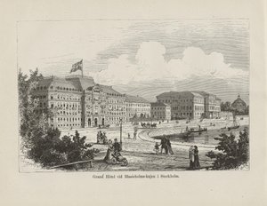 Illustration aus dem Buch Nordiska taflor von unbekanntem Autor und veröffentlicht von Albert Bonnier