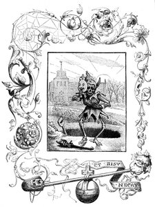 Illustration aus Francis Quarles Emblems, 1895 von Unbekannt