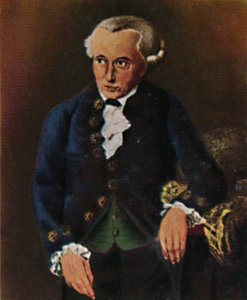 Immanuel Kant 1724-1804 - Gemälde von Dôbler, 1934