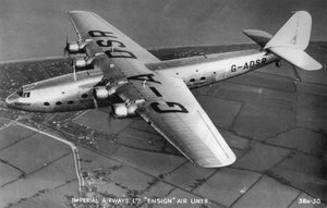 Imperial Airways Ltd Ensign Flugzeug, ca. 1930er Jahre