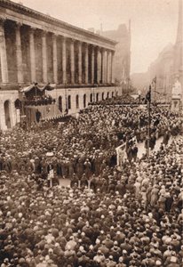 In Birmingham: König Edward VIII. proklamiert in der zweitgrößten Stadt Englands, 1936 von Unbekannt