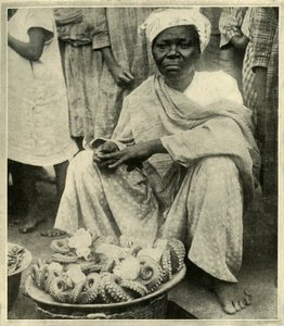 Auf einem einheimischen Fischmarkt, ca. 1948 von Unbekannt