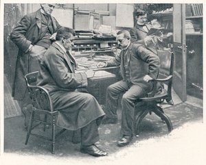 Im Büro des stellvertretenden Generalkonsuls im amerikanischen Konsulat, London, um 1903 von Unbekannt