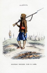 Infanterie von Abd-el-Kader, Algerien